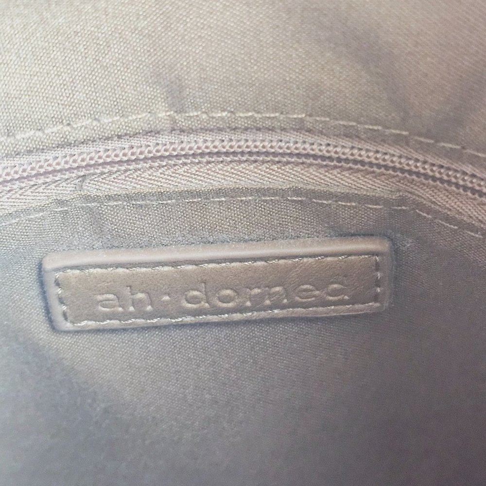 ah.dorned Camel Color Vegan Leather Open Body Crossbody Messenger w/ Camo Strap - Picture 7 of 9